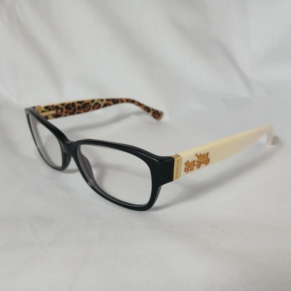 Authentic Coach Glasses For Women - Black and Leopard Print - HC6078 - Pre Owned